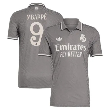 MAILLOT REAL MADRID THIRD MBAPPE VERSION AUTHENTIC 2024-2025