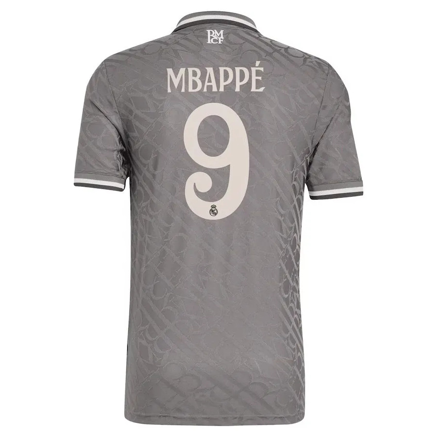 MAILLOT REAL MADRID THIRD MBAPPE VERSION AUTHENTIC 2024-2025