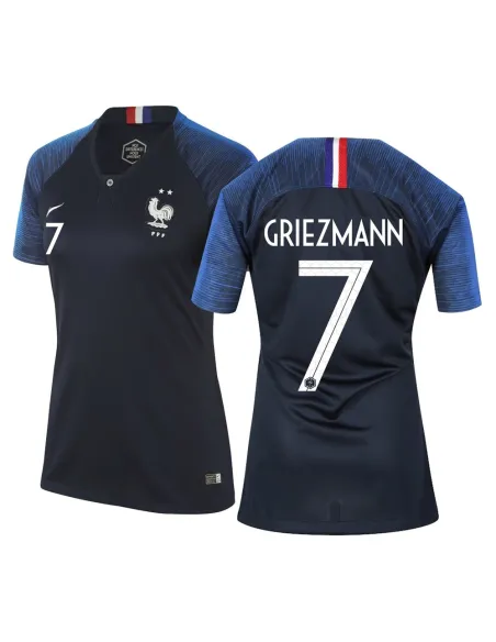MAILLOT FRANCE DOMICILE FEMME GRIEZMANN 2018-2019