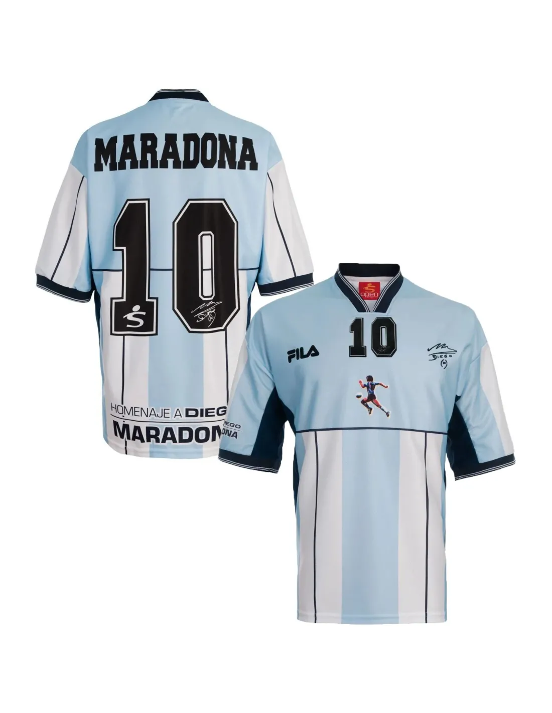 MAILLOT RETRO ARGENTINE HOMMAGE A DIEGO MARADONA 2001