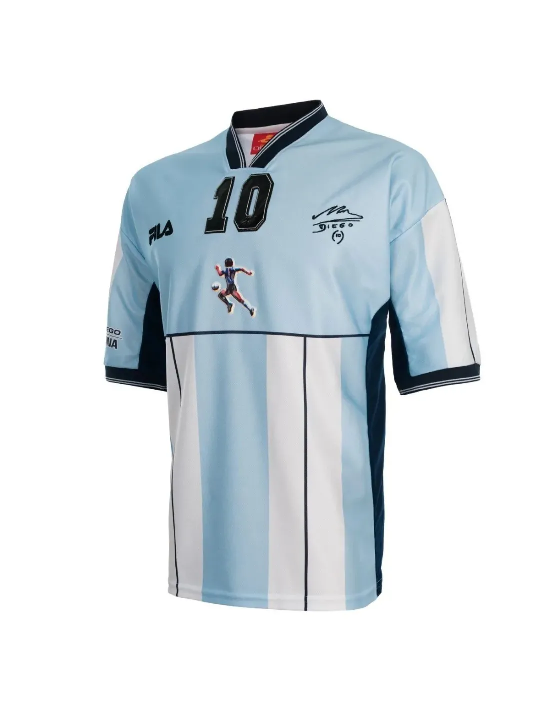 MAILLOT RETRO ARGENTINE HOMMAGE A DIEGO MARADONA 2001