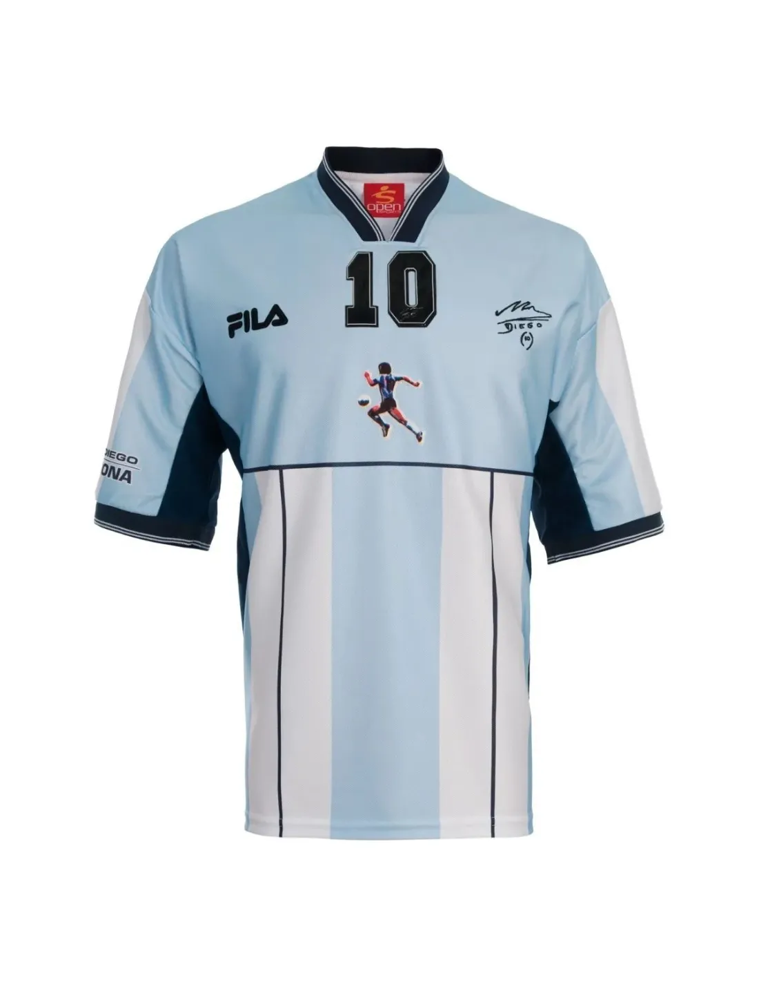 MAILLOT RETRO ARGENTINE HOMMAGE A DIEGO MARADONA 2001