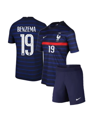 PACK JUNIOR FRANCE DOMICILE BENZEMA 2020-2021