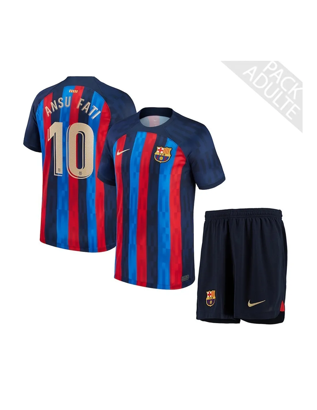 FC BARCELONE,PACK ENSEMBLE ADULTE