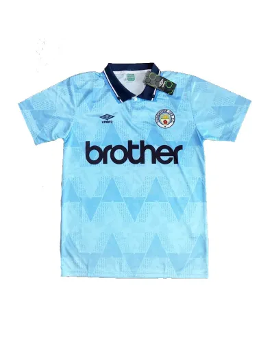 MAILLOT RETRO MANCHESTER CITY DOMICILE 1989-1991