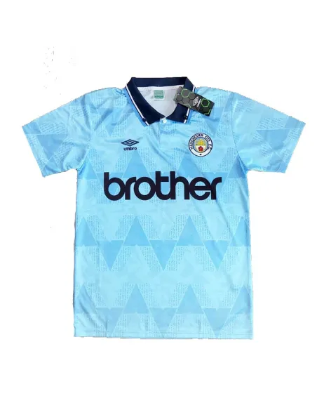MAILLOT RETRO MANCHESTER CITY DOMICILE 1989-1991