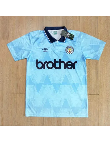 MAILLOT RETRO MANCHESTER CITY DOMICILE 1989-1991