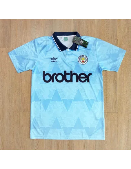 MAILLOT RETRO MANCHESTER CITY DOMICILE 1989-1991