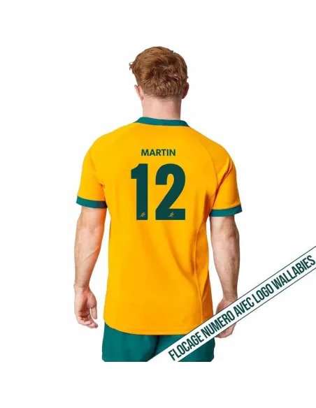 Maillot Australie Wallabies Domicile Coupe Du Monde Rugby 2023